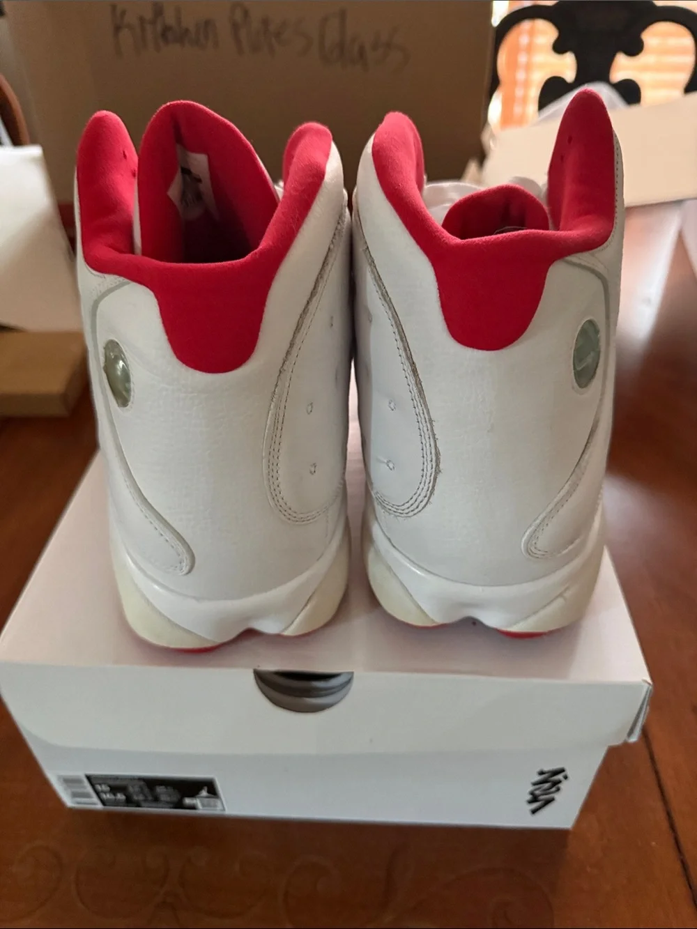 Air Jordan 13 Retro History of Flight  Men’s Sz 18 White and Red Like New